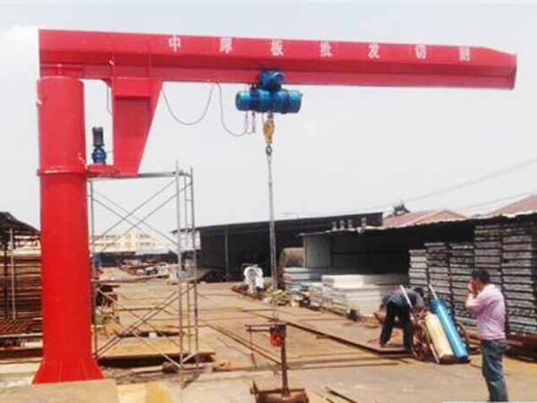 BZD悬臂起重机安装现场图